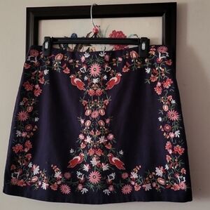 Altar'd State Embroidered Floral  Skirt